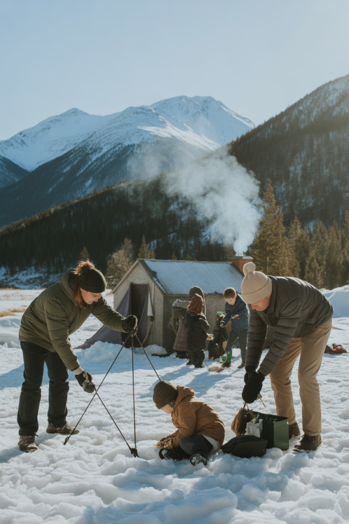 a realistic family winter campsite in th l7o b5bdrlw0duqgrm3iaq k0ogldasri kz ywj1uspa