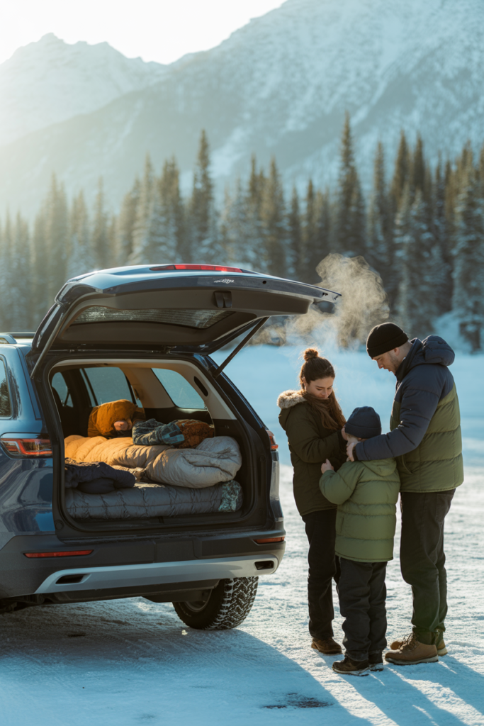 Cold Weather Car Camping Gear List for SUV Campers a professional cinematic photograph of a twc7d0ursruyx54uzbejaq 2s9yrro4r e0i0jiteplqw
